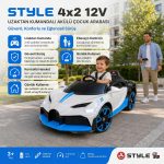 Akar Oyuncak | 95-479 | Style | 4X2 | 12V Uzaktan Kumandalı Akülü Çocuk Arabası | Beyaz | 3+ Yaş - Görsel 4