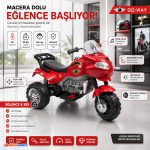 Aliş 404 | Turbo Go-Way | MP3 Motosiklet | 12V Akülü Motor - Görsel 3