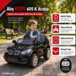 Aliş KİDS 605 K Araba | Uzaktan Kumandalı Akülü Çocuk Arabası - Görsel 5