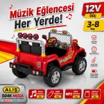Aliş 504K Mega 12V | 12 V Uzaktan Kumandalı Akülü Çocuk Arabası | 3-8 Yaş - Görsel 11