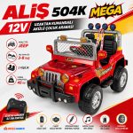 Aliş 504K Mega 12V | 12 V Uzaktan Kumandalı Akülü Çocuk Arabası | 3-8 Yaş - Görsel 14