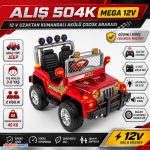 Aliş 504K Mega 12V | 12 V Uzaktan Kumandalı Akülü Çocuk Arabası | 3-8 Yaş - Görsel 3