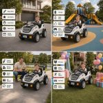 Pilsan Fantastik | Jeep Model | 12V Uzaktan Kumandalı Akülü Çocuk Arabası | 05 234-Beyaz - Görsel 12