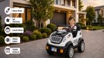 Pilsan Fantastik | Jeep Model | 12V Uzaktan Kumandalı Akülü Çocuk Arabası | 05 234-Beyaz - Görsel 11