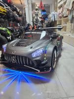 Mercedes Drift King | 24 V Uzaktan Kumandalı Akülü Çocuk Arabası | Bluetooth | LED Far | Uzaktan Kumanda | FBLDRFTKNGGREY - Görsel 11