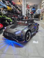 Mercedes Drift King | 24 V Uzaktan Kumandalı Akülü Çocuk Arabası | Bluetooth | LED Far | Uzaktan Kumanda | FBLDRFTKNGGREY - Görsel 10