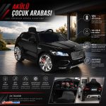 Aliş Toys | 701K | Jagar | 12V Uzaktan Kumandalı Akülü Çocuk Arabası | Siyah | 1-6 Yaş - Görsel 4